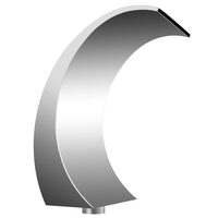 Cascada inox, Inaltime 60 cm, Latime 30 cm, Arc de cerc