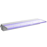 Cascada pentru piscina din acril, Telecomanda, 17 culori Led, dimensiune 89 x 20.6 x 8.1 cm