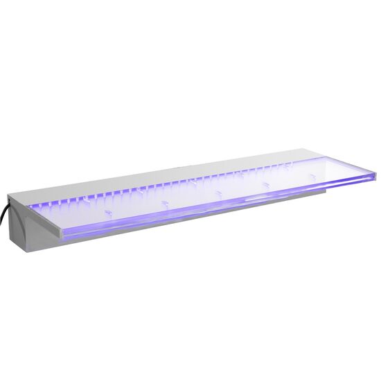 Cascada pentru piscina din acril, Telecomanda, 17 culori Led, dimensiune 89 x 20.6 x 8.1 cm