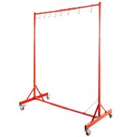 Suport reglabil pentru vopsit, 173 x 69 x 153 cm, 8 carlige