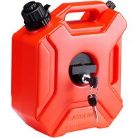 Canistra combustibil 5 l, pentru motociclete, ATV-uri, dimensiune 245 x 120 x 295 mm, cheie inchidere
