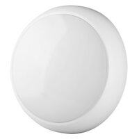 Plafoniera led cu senzor miscare, Interior/Exterior IP65, Culoare lumina 3 in 1, 2600 lm, 20 W, dimensiune 320 x 100 mm, Alba, Rotunda