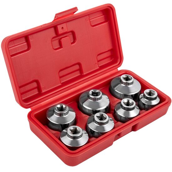 Set 7 chei pentru filtre ulei, 24, 27, 29, 30, 32, 36, 38 mm 