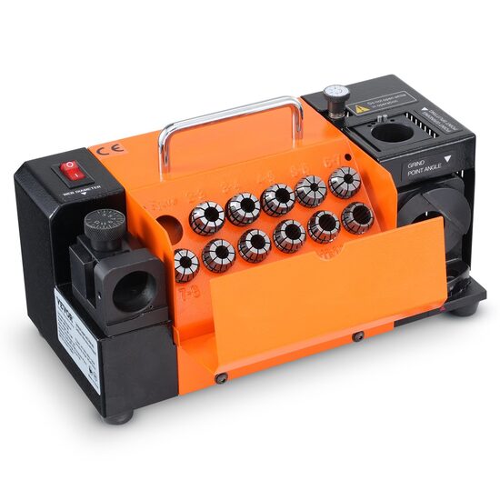 Ascutitor pentru burghie, diametru 3-13 mm, Unghiul punctului reglabil 95° - 135°, putere 120 W