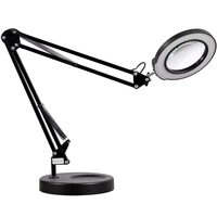 Lupa cu lampa led 2 in 1, Zoom 5x, diametru 4.3 inch, 12 W, dimmabil 5 temperaturi de lumina