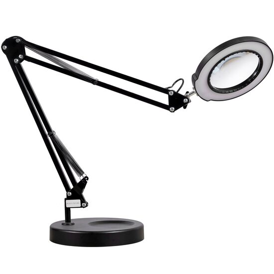 Lupa cu lampa led 2 in 1, Zoom 5x, diametru 4.3 inch, 12 W, dimmabil 5 temperaturi de lumina