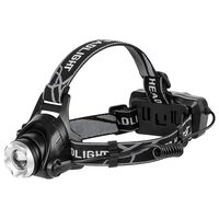 Lanterna de cap, 10 W, 300 lm, Aluminiu / ABS, Acumulator 1.5 Ah, distanta 200 m