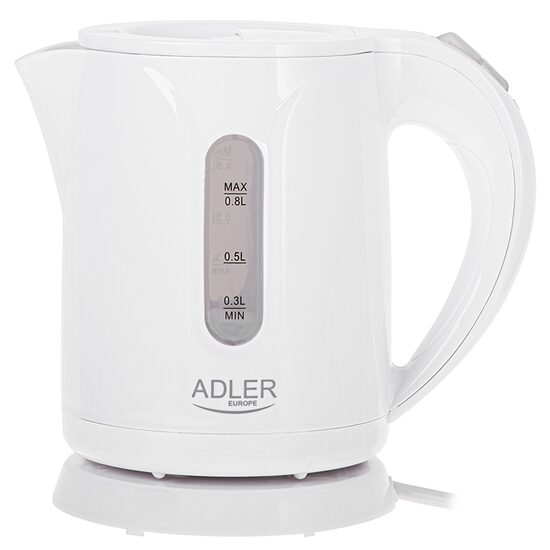 Fierbator electric cordless, capacitate 0.8 l, putere 850 W, cana gradata, Baza pivotanta 360 grade