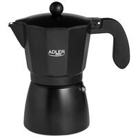 Cafetiera pentru esspreso, 320 ml, 6 cesti, Negru
