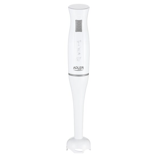 Blender de mana, Alb, 200 W, Lame oțel inoxidabil