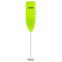 Aparat spuma lapte cu baterie, maner izolat termic, Inox, latte, ciocolata calda, cappuccino, frappe, 2x1.5V AA