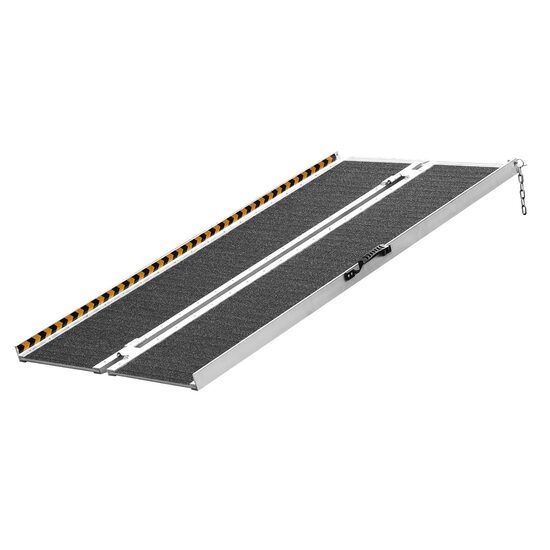 Rampa portabila si pliabila din Aluminiu, dimensiune 182.6 x 73.7 x 5.1 cm, cu manere pentru transport