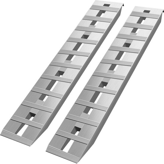 Set 2 rampe pentru incarcare /descarcare capacitate maxima 2722 Kg, Aluminiu 