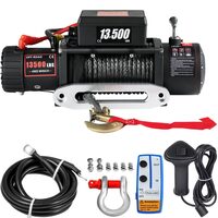 Troliu electric 12V, 4.8 kW, capacitate 6123.5 kg, Lungime cablu 24 m, Telecomanda WiFi