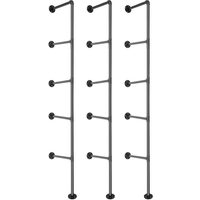 Set 3 suporturi pentru raft Vivatechnix Industrial, 34 x 176 cm, capacitate 100 kg, fara blaturi