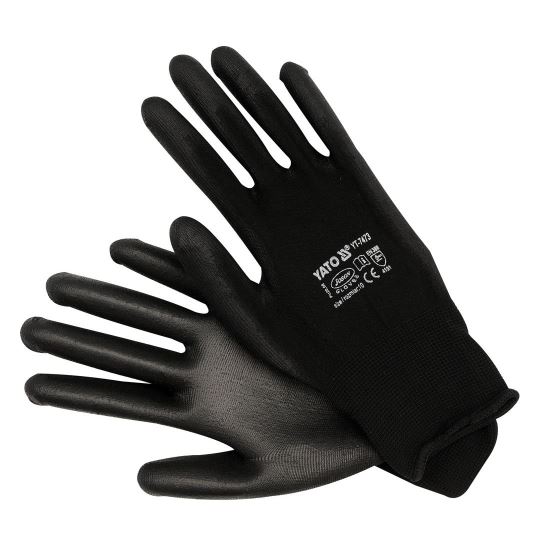 Manusi de lucru Yato YT-7473, nylon cu poliuretan, marimea L