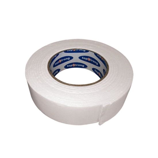 Banda dublu adeziva alba Topstrong, latime 24 mm, lungime 4 m
