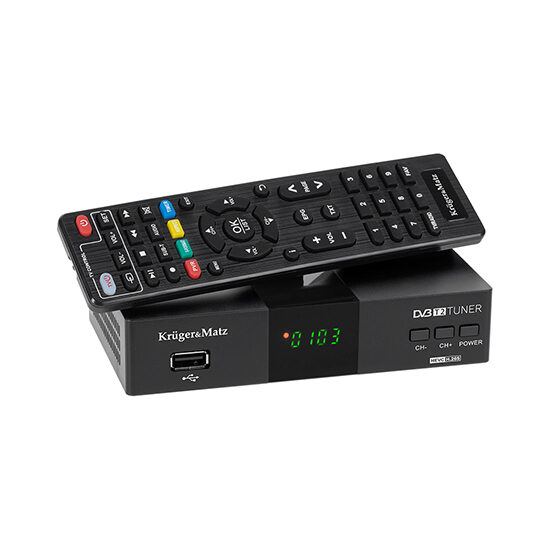 TUNER DVB-T2 H.265 HEVC KRUGER&MATZ