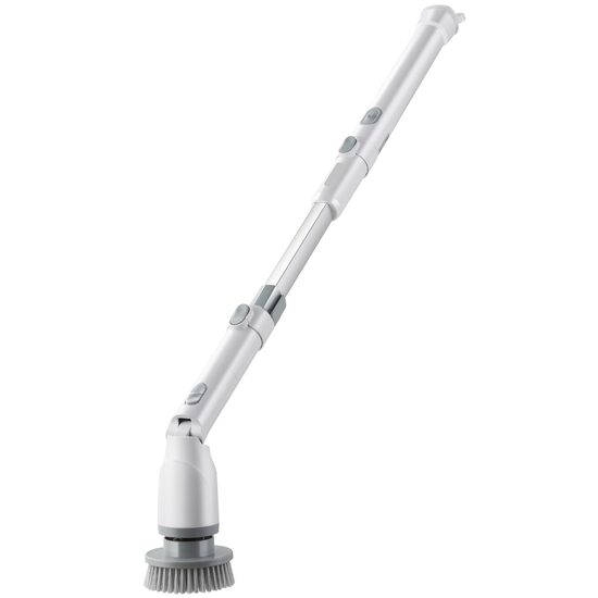 Perie electrica pentru suprafete, multifunctionala, Telescopica, USB-C, 4 capete de curatare, 2 x viteze, IPX7, 280 / 380 rpm