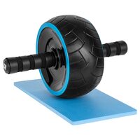 Roata pentru abdomen, max 100 kg, covoras 16.5 x 33.5 x 0.8 cm, PP, PPR, oțel