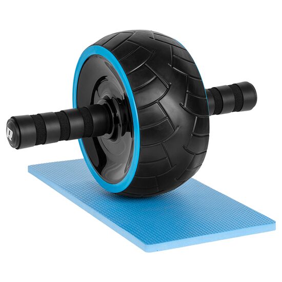 Roata pentru abdomen, max 100 kg, covoras 16.5 x 33.5 x 0.8 cm, PP, PPR, oțel