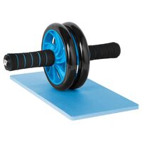 Roata fitness pentru abdomen, max 100 kg, covoras 16.4 x 33.4 x 0.8 cm