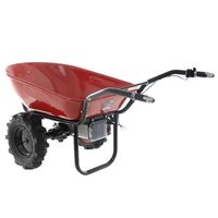 Roaba electrica Geotech 260T, 400W, max 260 Kg, 100 l, Li-Ion 6Ah, 40V, 6 km/h, Cuva metal