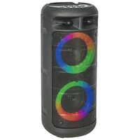 Boxa portabila 200 W, Bluetooth, USB, Micro-SD, AUX, Mic, 18x18x40 cm