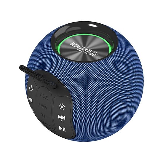 Boxa portabila cu Bluetooth, Funcție TWS, USB/MSD/AUX, 5.5W, Li-Ion, Albastru
