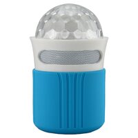 Boxa portabila bluetooth cu led RGB, 4 huse colorate, 5W, AUX, USB, micro SD