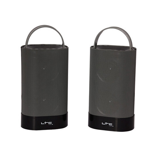 Set 2 boxe portabile, 2x10 W, USB/BT/SD/FM/AUX, 137x117x265mm