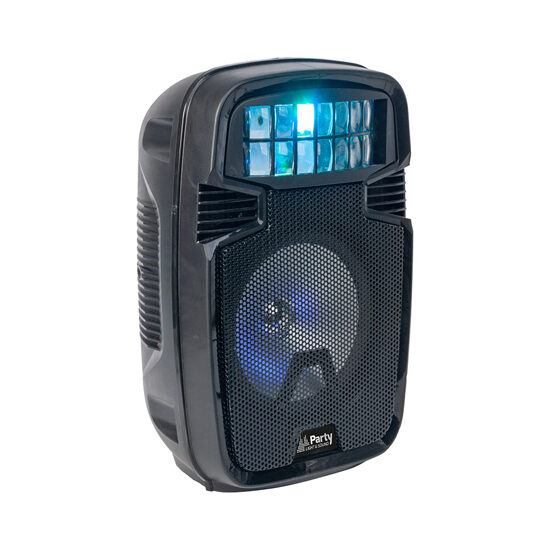 Boxa portabila iluminata LED, 40W RMS, USB/SD/BT/FM, 235x210x385 mm