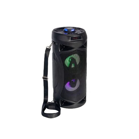 Boxa portabila iluminata led, 10W TWS, BT/FM/SD/USB/AUX, 235x210x385 mm