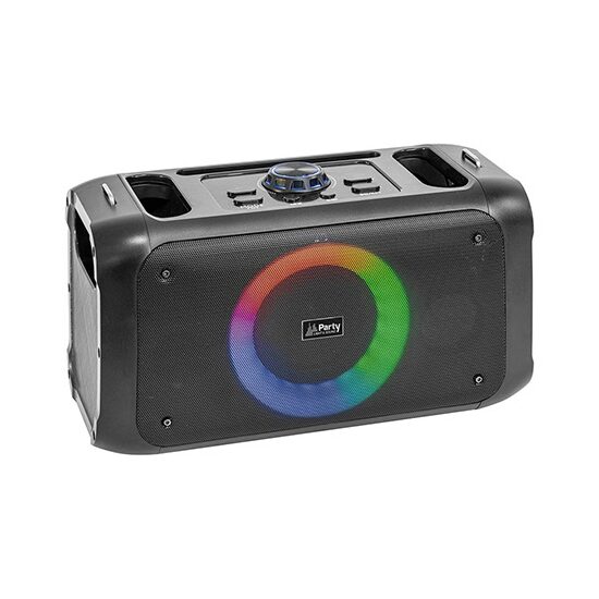 Boxa portabila iluminata led, 100W Bluetooth, USB, microSD & AUX, 310x145x170mm