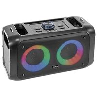 Boxa portabila iluminata led, 100W Bluetooth, USB, microSD & AUX, 335x150x190mm