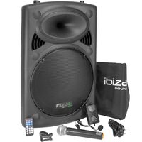 Boxa portabila 800W Bluetooth, USB, microSD & AUX, microfon, telecomanda, 482x442x730 mm