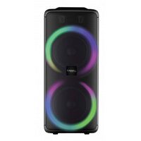 Boxa portabila led RGB, Mega Bass 250W Bluetooth, USB, microSD & AUX, 280x330x820 mm