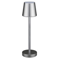 Veioza metal cu acumulator, Dimmabil, 3W, Lumina neutra 4000K, 70 lm, 390x105 mm, Gri