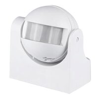 Senzor de miscare si crepuscular cu infrarosu, IP44,  180 grade, 1200W, detectie 12 m, 3-2000LUX