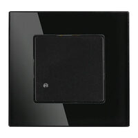 Senzor miscare cu microunde, perete, crepuscular, 3-2000 lux, 180 grade, 1200W, Distanta de detectie 15 m, IP20, Negru