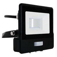 Proiector cu senzor de miscare, 10 W, 6400K, 735 lm, IP65, Aluminiu