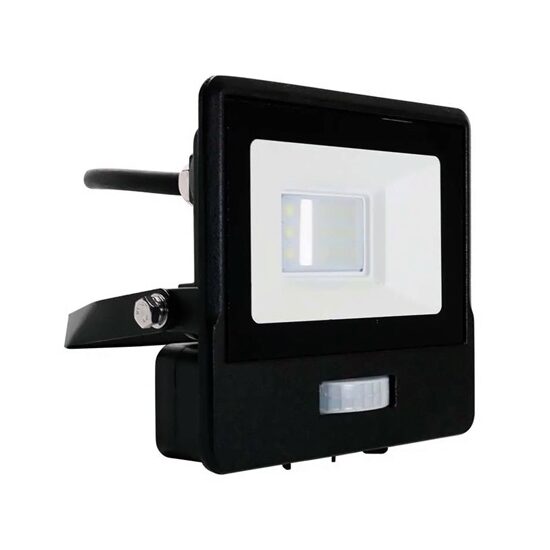 Proiector cu senzor de miscare, 10 W, 6400K, 735 lm, IP65, Aluminiu