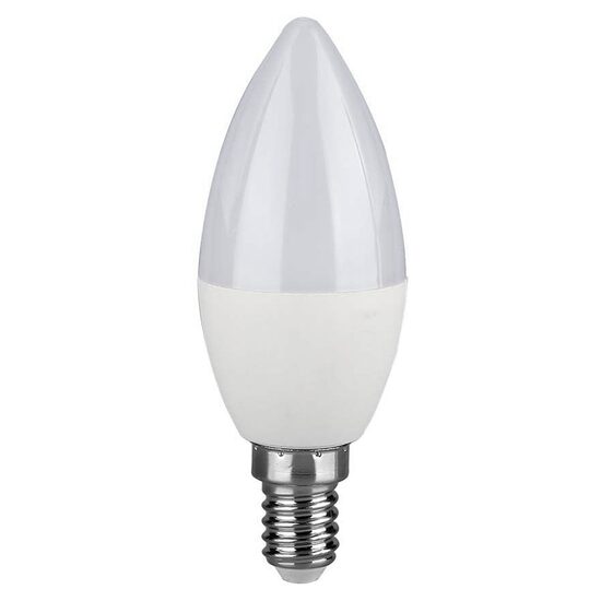 Bec led lumanare E14, putere 4.5W, 3000K, Alb cald, CIP Samsung