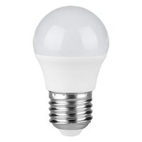 Bec led, forma G45, E27, putere 4.5W, 3000K Alb cald, CIP Samsung