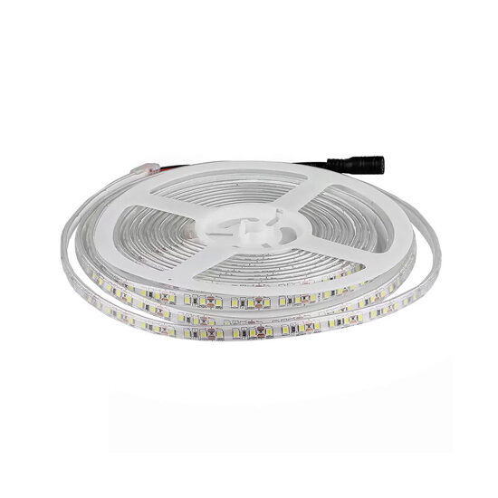 Banda led smd3528, 120 led/m, lumina Rece 6400K, IP65, lungime 5m, 800 lm/m