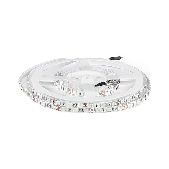 Banda led SMD5050 RGB, 60 led/m, IP65, lungime 5m