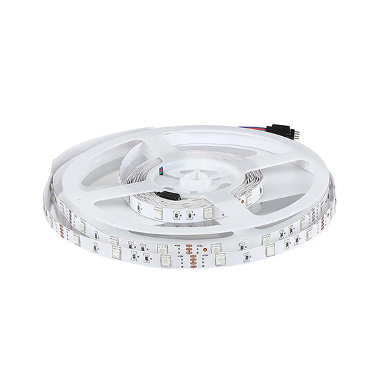 Banda led SMD5050 RGB, 30 led/m, IP20, lungime 5m, 500 lm/m