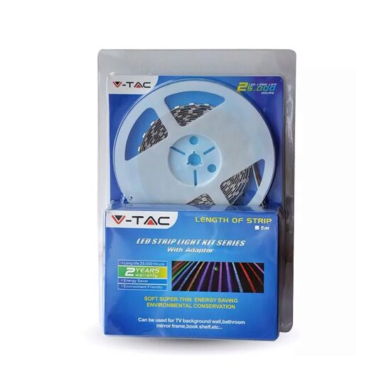 KIT BANDA LED SMD5050 RGB 60LED/M IP65 5M