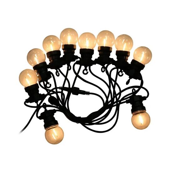 GHIRLANDA LED 5M 10 BECURI  0.4W / BEC 3000K