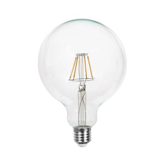 BEC E27 G125 CU FILAMENT LED 6W 3000K